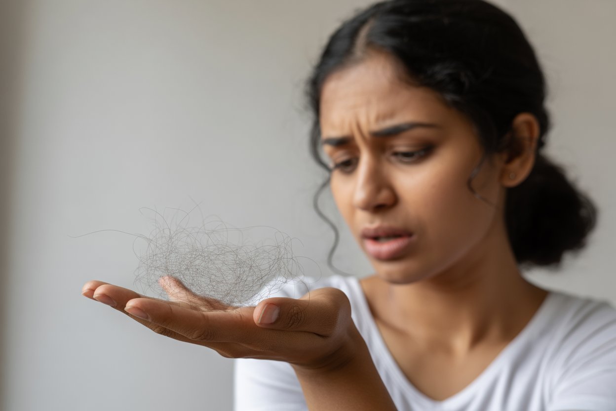 മുടികൊഴിച്ചിലും വരണ്ട ചർമ്മവും