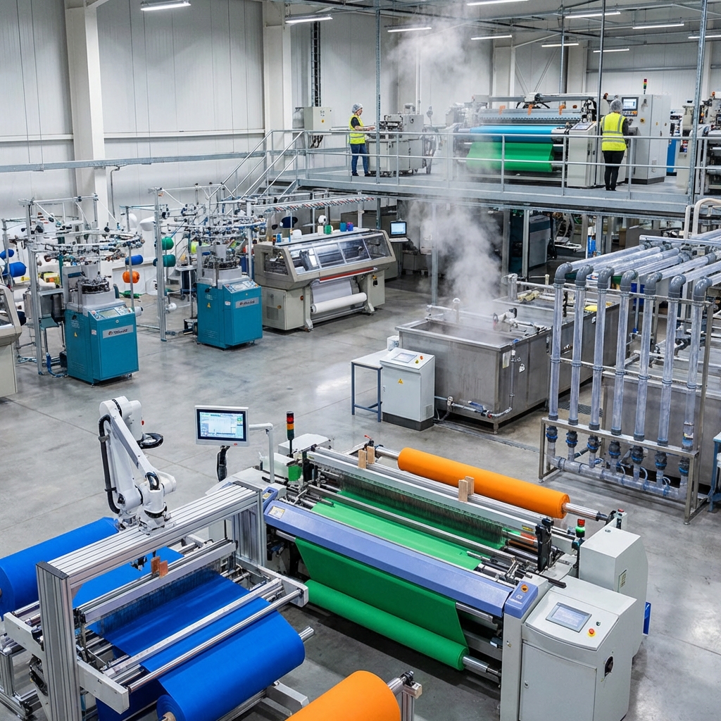 Industrial water treatment facility in manufacturing plant