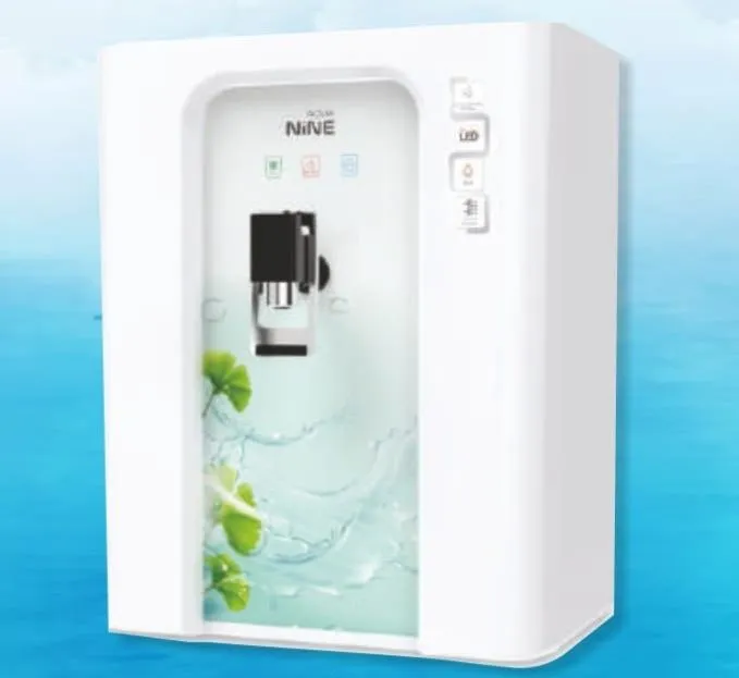 Aqua Nine...
Easy for service
Heavy food grade cabinet
Invisible screw
Large storage tank(10 L)