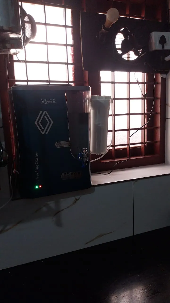 New installation in Choondal...AQUA ROMA(RO+UV)